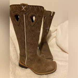 Twisted X toddler Girl Boots Size 9 used once